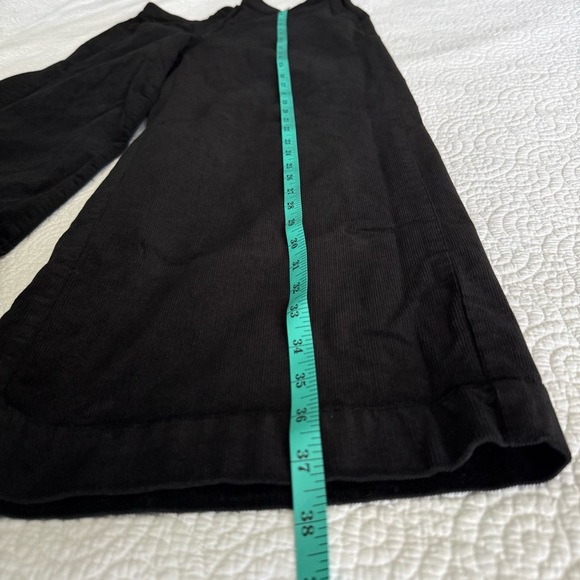 Eileen Fisher Black Wide Leg Corduroy Pants - Picture 10 of 15
